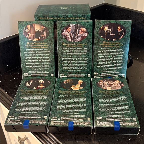 BBC Video - Elizabeth R (VHS, 1995, 6-Tape Set) Glenda Jackson Historical Drama - Picture 3 of 13